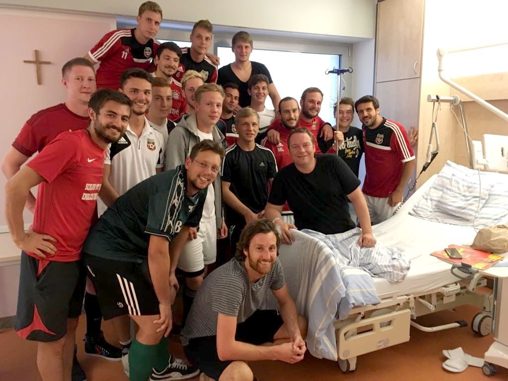 Krankenbesuch FC Schwaig